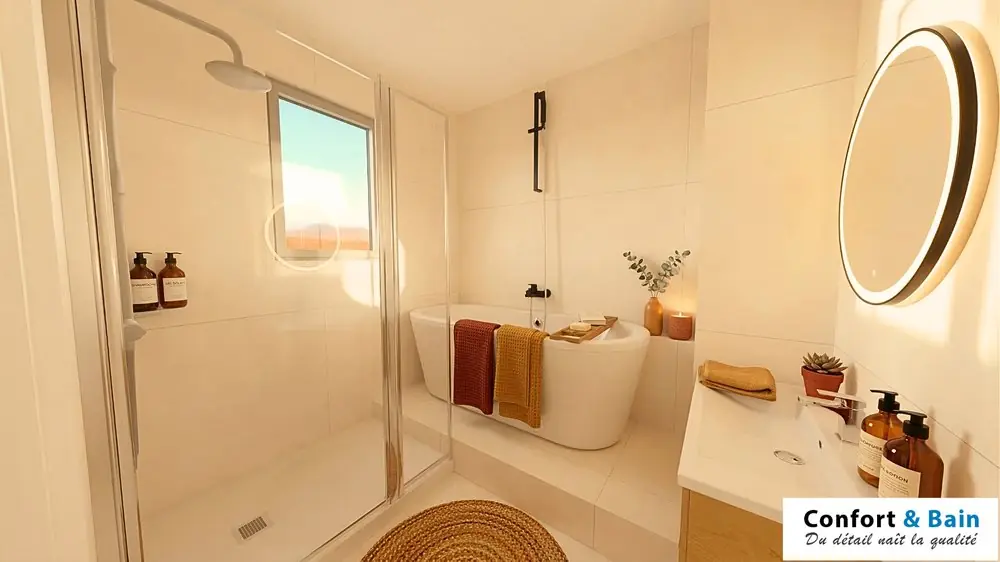 Maquette 3D salle de bain à Montpellier